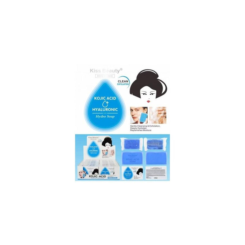Jabón en Pastilla Kojic Acid + Hyaluronic Kiss Beauty 100 g