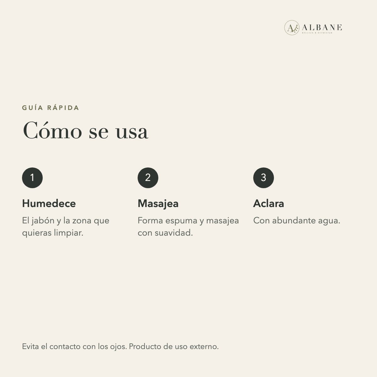 Cómo se usa el jabón en pastilla: humedecer, masajear y aclarar